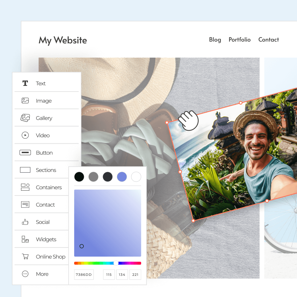 Crea tu portfolio web en un instante Crea tu portfolio web en un instante
